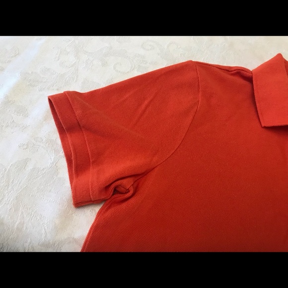 Lauren Ralph Lauren Petite Polo Shirt Orange Sz PM - Picture 4 of 7